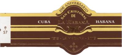 San Cristóbal de la Habana San Cristóbal de La Habana 1519 band 圣克里斯托雪茄 古中雪茄