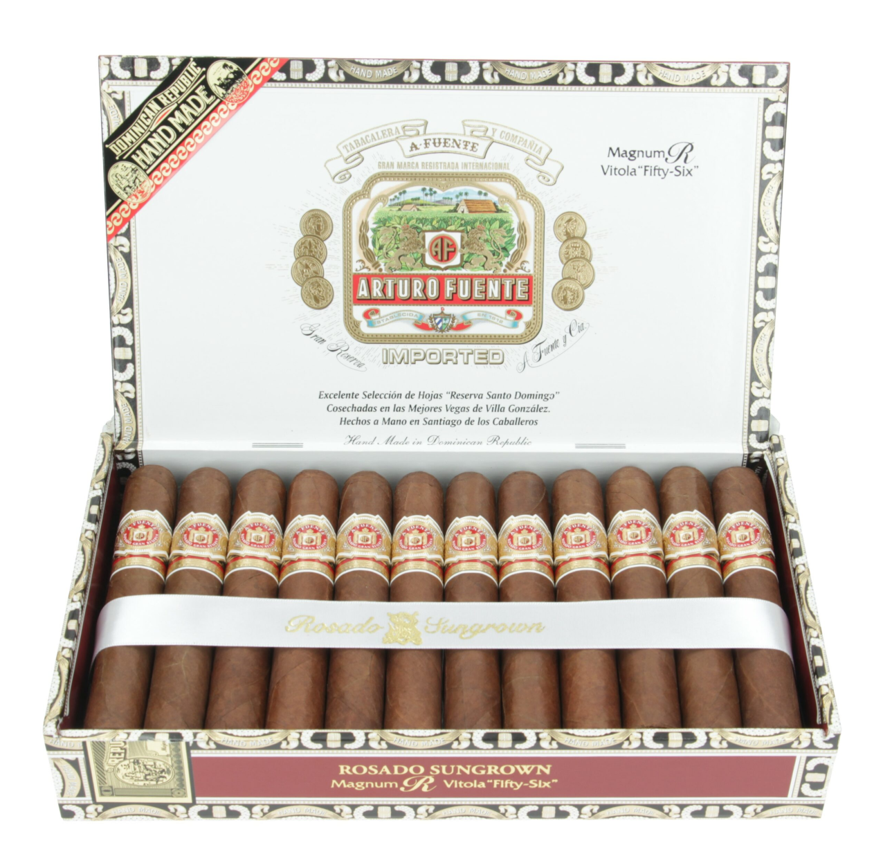 富恩特玛瑙56雪茄‌ Arturo Fuente Rosado Sun Grown Magnum R 56 雪茄